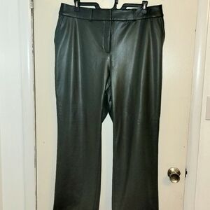 Lane Bryant sz18 pleather pants. New without tags never worn